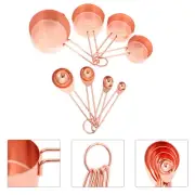 8 Pcs Measuring Cups Liquid Baking Spoon Set Food Intake Control