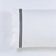 Ambassador 1000 TC Embroidered Sheet Set Black