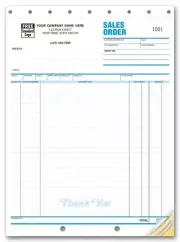 1000 Classic Collection Large Sales Order, Nebs/Deluxe No. 53, 2 Part Carbonless