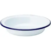 在飛比找momo購物網優惠-【Utopia】琺瑯餐盤 藍19cm(餐具 器皿 盤子)