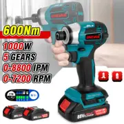 Brushless Electric Screwdriver Cordless Impact Drill Rechargeable Power Tools