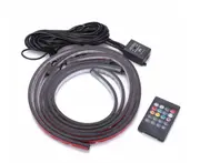 S13 1 to 4 Car Chassis Light LED Atmosphere Light RF Remote Control Voice Control Welcome Light Under Vehicle Atmosphere Light