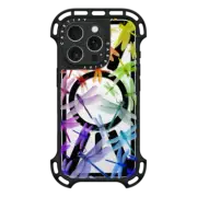 iPhone 16 Pro Ultra Bounce Case MagSafe Compatible Dragonfly Rainbow