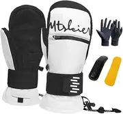 [Ｓｉｍｈｏａ] Ski Gloves Snowboard Gloves Winter Gloves Men Women Snow Gloves for Snowboarding