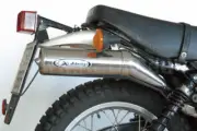 Muffler Kedo "Sebring" TT500 & XT500 Polished Stainless/Aluminium