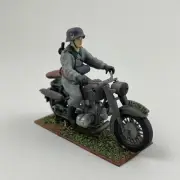 Built 1/35 Scale Painted German motorcyclist BMW R75 Master Box, World War II