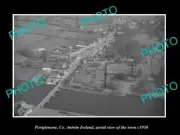 OLD POSTCARD SIZE PHOTO PORTGLENONE ANTRIM IRELAND, VIEW OF THE TOWN c1950