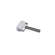 Winco 8” Roller Pizza Dough Docker Handheld Handle Stainless Steel 1.13lb Baking