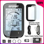Bike GPS Computer Auto Backlight Speedometer ANT+ Cadence & Speed Sensor