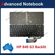 US Backlit Back Light Keyboard for HP EliteBook 840 848 745 G3 G4 Black Frame