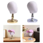 Manikin Head Wig Hat Display Stand Multifunctional Freestanding Wig Stand for