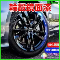 在飛比找蝦皮購物優惠-汽車電鍍輪轂噴漆亮光黑磨砂黑自噴漆摩託黑色油漆鋼圈改色手噴漆