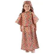 Kaplan Early Learning Festive Multiethnic Kente-Inspired Boubou Girl Costume