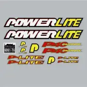 Powerlite - 1999 P40 WARHAWK - Red Yellow White Black on Clear decal set - old s