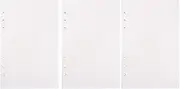 SHOWERORO 135 Sheets A5 Dotted Loose Leaf Paper Notebook Filler Core for School Art Travel Diary
