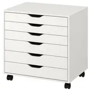 ALEX drawer unit on castors, white, 67x66 cm
