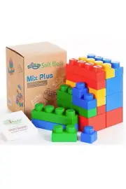 UNiPLAY Mix Soft Building Blocks 34-Piece UN403 4PR One Size
