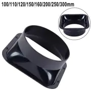 Strong ABS Plastic Duct Connector for Kitchen Extractor Fan 100 300mm Dia