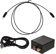 OSALADI Digital to Analog Audio Converter 3.5mm Optical to Analog Adapter for Home Theater