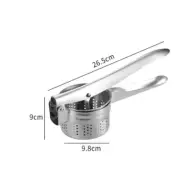 Masher Ricer Press Mashed Potatoes Stainless Steel Crushing Puree Fruit Vegetabl