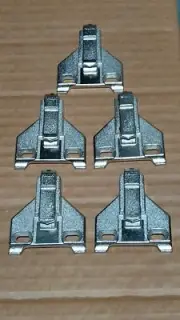 5 Pack Blum 175L6030.21 Clip Face Frame Hinge Mounting Plate, Center Mount, 3MM