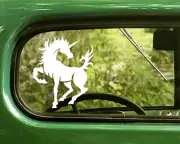 2 UNICORN DECAL Stickers For Car Window Truck Bumper Laptop RV