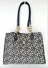 TOMMY HILFIGER Bag Shoulder Bag Handbag Purse SHOPPER Black Retails $85