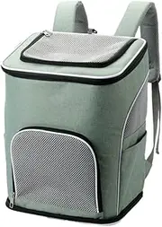 HOMOBABE 1Pc Portable Cat Backpack Comfortable Pet Carrier Bag with High Air Permeability for Travel and Hiking Large Capacity for Cats and Dogs