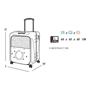 【PUBT】寵物移動城堡 戰馬車系列PLT-18 耐重30kg 拉桿箱 行李箱 拉桿包 外出籠 寵物推車 大型犬 現貨