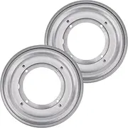 [Lswteiz] 2Pack 5.5" Lazy Susan Hardware 5/16" Thick Round Rotating Bearing Plate, Silver Swivel Plate Base 300lbs Capacity Lazy Susan Turntable Bearing Base for Rotating Table, Serving Tray, Kitchen