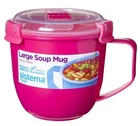 Sistema To Go Collection Soup Mug Large Pack of 1 Assorted
