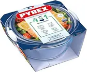 [Pyrex] Glass Round Casserole with Lid LT2 House and Kitchen