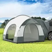Weisshorn Pop Up Beach Tent, SUV Car Camping Tents Portable Side Awning Shade Shelter, Easy Instant Setup Privacy Change Room Lightweight Sun Protection Outdoor Fishing Family Picnic Grey
