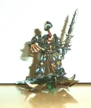 Warhammer Chaos Lord of Tzeentch on Flying Disc NIB Metal Rare OOP....SORCERER