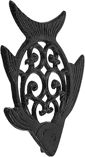 Kisangel Garden Stepping Stones Outdoor Pathway Cast Iron Fish Shape Home Decor Accessory