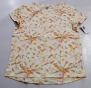Old Navy Boy's Softest Tee Tie-Dye Short Sleeve T-Shirt JL3 Orange Large NWT