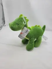 Carters Green Plush Dinosaur Dino Dragon Stuffed Animal Baby Toy Lovey 2015