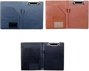 A4 Folder A5 Document Bag File Folder Clipboard Business Office Financial School Supplies A3 Folder (Size : Blue)