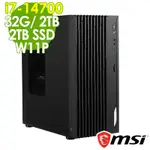 MSI 微星 PRO DP180 14-276TW 商用電腦(I7-14700/32G/2TB+2TB SSD/W11P)