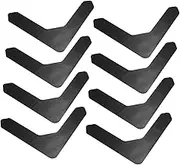 EXQUIMEUBLE 8Pcs Non Slip Carpet Fixing Stickers Shaped Traceless Mats for Home Office Easy to Install Safe for Seniors Washable Floor Adhesive