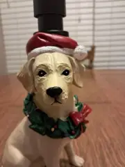 Christmas Santa Yellow Labrador Dog Bathroom Soap Lotion Dispenser NEW