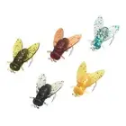 20PCS Spinner Swim Baits Bionic Fly Fishing Bait 5 Colors Flies Fly Fishing