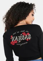 [Dolls Kill x Wizard of Oz] Homeward Bound Embroidered Cardigan