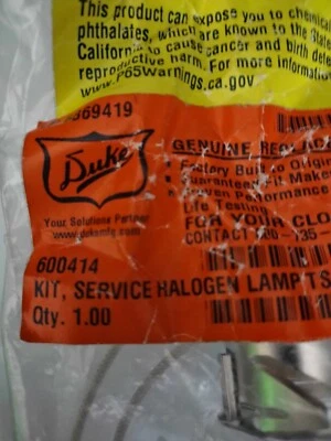 Duke 600414 Service Kit, Halogen Lamp-m Oven