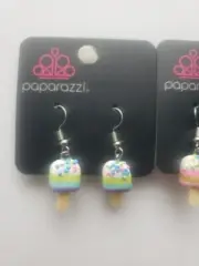 Paparazzi Kids Ice Cream Earrings Lot Of 3