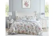 Laura Ashley Meadow Breeze Quilt Cover Set-Soft Jewel