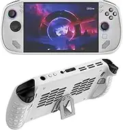 T Tersely for Lenovo Legion Go S Case - Soft TPU Shockproof Protective Cover for 8" Handheld Gaming Console - Rugged Design, Anti-Slip, Anti-Fall, Anti-Fingerprint (White)