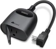 Outdoor Smart Plug, Smart Home Wi-Fi Outlet Timer, Max Load 15A/1875W, IP64 Weat