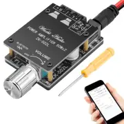 Mini Amplifier Board Bluetooth Amplifier 2.0 2X50W 5V-24V Audio Power Amplifi...