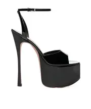 Platform High Heel Sandals 36,38.5,39,41 Black